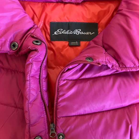 Eddie Bauer pink puffer jacket - Picture 3 of 4